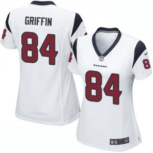 Femmes Nike Houston Texans # 84 Ryan Griffin Élite blanc NFL Maillot Magasin