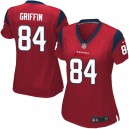 Women Nike Houston Texans &84 Ryan Griffin Elite Red Alternate NFL Jersey
