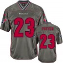 Men Nike Houston Texans &23 Arian Foster Elite Grey Vapor NFL Jersey