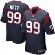 Youth Nike Houston Texans &99 J.J. Watt Elite Navy Blue Team Color NFL Jersey