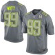 Men Nike Houston Texans &99 J.J. Watt Elite Grey 2014 Pro Bowl NFL Jersey