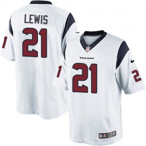 Jeunesse Nike Houston Texans # 21 Kendrick Lewis Élite blanc NFL Maillot Magasin