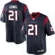 Youth Nike Houston Texans &21 Kendrick Lewis Elite Navy Blue Team Color NFL Jersey