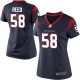 Women Nike Houston Texans &58 Brooks Reed Elite Navy Blue Team Color NFL Jersey
