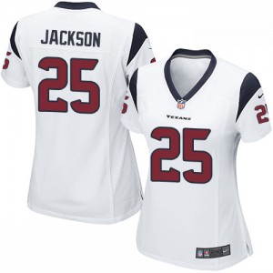 Femmes Nike Houston Texans # 25 Kareem Jackson Élite blanc NFL Maillot Magasin