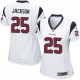 Women Nike Houston Texans &25 Kareem Jackson Elite White NFL Jersey