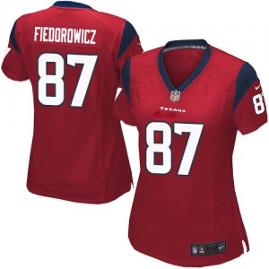 Femmes Nike Houston Texans # 87 C.J. Fiedorowicz élite rouge alternent NFL Maillot Magasin