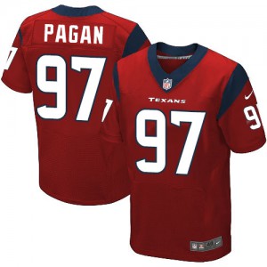 Hommes Nike Houston Texans # 97 Jeoffrey Pagan élite rouge alternent NFL Maillot Magasin