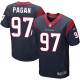 Men Nike Houston Texans &97 Jeoffrey Pagan Elite Navy Blue Team Color NFL Jersey