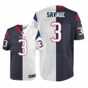 Men Nike Houston Texans &3 Tom Savage Elite Team/Road Two Tone NFL Jersey