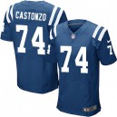 Men Nike Indianapolis Colts &74 Anthony Castonzo Elite Royal Blue Team Color NFL Jersey