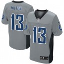Men Nike Indianapolis Colts &13 T.Y. Hilton Elite Grey Shadow NFL Jersey