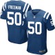 Hommes Nike Indianapolis Colts # 50 Jerrell Freeman élite bleu Royal équipe NFL Maillot Magasin de couleur