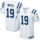 Men Nike Indianapolis Colts &19 Johnny Unitas Elite White NFL Jersey