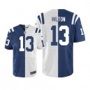 Men Nike Indianapolis Colts &13 T.Y. Hilton Elite Team/Road Two Tone NFL Jersey