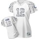 Femmes Nike Indianapolis Colts # 12 Andrew chance élite blanc 2012 Zebra champ Flirt NFL Maillot Magasin