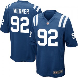 Colts d'Indianapolis de jeunesse Nike # 92 Bjoern Werner élite bleu Royal équipe NFL Maillot Magasin de couleur Colts d'Indianapolis de jeunesse Nike # 92 Bjoern Werner élite bleu Royal équipe NFL Maillot Magasin de couleur