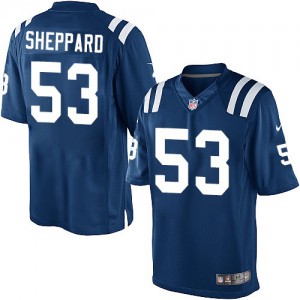 Colts d'Indianapolis de jeunesse Nike # 53 Kelvin Sheppard Élite bleu Royal équipe couleur NFL Maillot Magasin