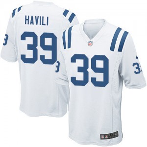 Colts d'Indianapolis de jeunesse Nike # 39 Stanley Howald Élite blanc NFL Maillot Magasin