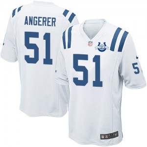 Colts d'Indianapolis de jeunesse Nike # 51 Pat Angerer Élite blanc 30 saisons Patch NFL Maillot Magasin Colts d'Indianapolis de jeunesse Nike # 51 Pat Angerer Élite blanc 30 saisons Patch NFL Maillot Magasin