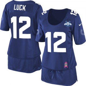 Femmes Nike Indianapolis Colts # 12 Andrew Luck élite Royal Bleu Breast Cancer Awareness 30 saisons Patch NFL Maillot Magasin Femmes Nike Indianapolis Colts # 12 Andrew Luck élite Royal Bleu Breast Cancer Awareness 30 saisons Patch NFL Maillot Magasin