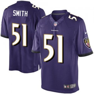Jeunesse Nike Baltimore Ravens # Daryl 51 Smith élite équipe Purple couleur NFL Maillot Magasin Jeunesse Nike Baltimore Ravens # Daryl 51 Smith élite équipe Purple couleur NFL Maillot Magasin