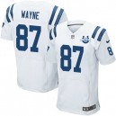 Men Nike Indianapolis Colts &87 Reggie Wayne Elite White 30th Seasons Patch NFL Jersey