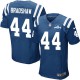 Men Nike Indianapolis Colts &44 Ahmad Bradshaw Elite Royal Blue Team Color 30th Seasons Patch NFL Jersey
