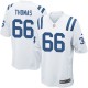 Youth Nike Indianapolis Colts &66 Donald Thomas Elite White NFL Jersey