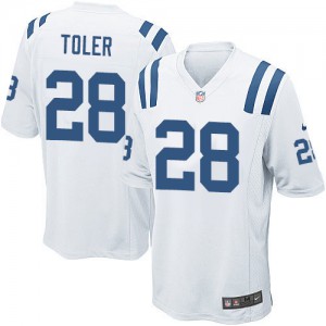 Colts d'Indianapolis de jeunesse Nike # 28 Greg Toler Élite blanc NFL Maillot Magasin