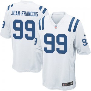 Colts d'Indianapolis de jeunesse Nike # 99 Ricky Jean Francois Élite blanc NFL Maillot Magasin