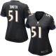 Women Nike Baltimore Ravens &51 Daryl Smith Elite Black Alternate NFL Jersey
