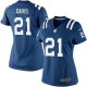 Women Nike Indianapolis Colts &21 Vontae Davis Elite Royal Blue Team Color NFL Jersey
