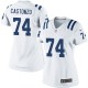 Women Nike Indianapolis Colts &74 Anthony Castonzo Elite White NFL Jersey