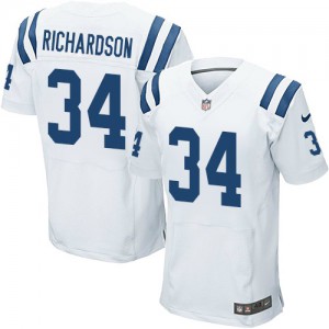 Hommes Nike Indianapolis Colts # 34 Trent Richardson Élite blanc NFL Maillot Magasin