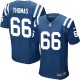 Men Nike Indianapolis Colts &66 Donald Thomas Elite Royal Blue Team Color NFL Jersey