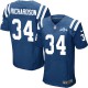 Men Nike Indianapolis Colts &34 Trent Richardson Elite Royal Blue Team Color 30th Seasons Patch NFL Jersey