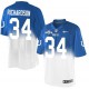 Men Nike Indianapolis Colts &34 Trent Richardson Elite Royal Blue/White Fadeaway 30th Seasons Patch NFL Jersey