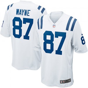 Colts d'Indianapolis de jeunesse Nike # 87 Reggie Wayne Élite blanc NFL Maillot Magasin