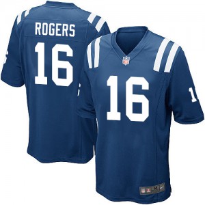 Colts d'Indianapolis de jeunesse Nike # 16 Da'Rick Rogers élite bleu Royal équipe NFL Maillot Magasin de couleur Colts d'Indianapolis de jeunesse Nike # 16 Da'Rick Rogers élite bleu Royal équipe NFL Maillot Magasin de couleur