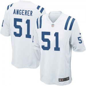 Colts d'Indianapolis de jeunesse Nike # 51 Pat Angerer Élite blanc NFL Maillot Magasin