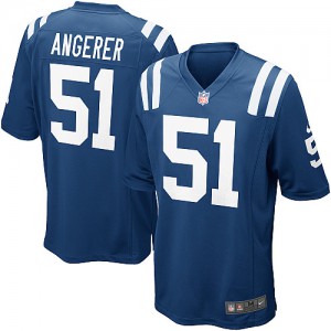 Colts d'Indianapolis de jeunesse Nike # 51 Pat Angerer élite bleu Royal équipe NFL Maillot Magasin de couleur