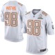Men Nike Indianapolis Colts &98 Robert Mathis Elite White 2014 Pro Bowl NFL Jersey