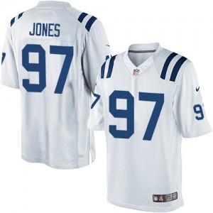 Colts d'Indianapolis de jeunesse Nike # 97 Arthur Jones Élite blanc NFL Maillot Magasin