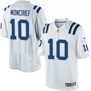 Colts d'Indianapolis de jeunesse Nike # 10 Donte Moncrief Élite blanc NFL Maillot Magasin