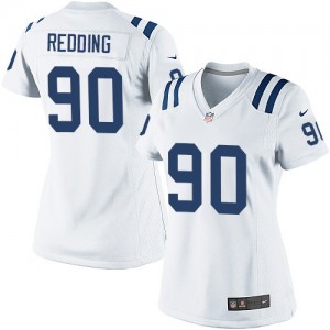 Femmes Nike Indianapolis Colts # 90 Cory Redding élite blanc NFL Maillot Magasin