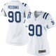 Women Nike Indianapolis Colts &90 Cory Redding Elite White NFL Jersey