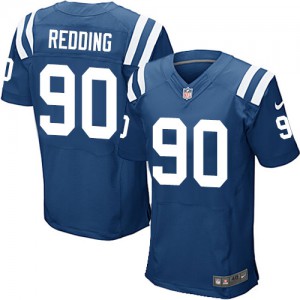 Hommes Nike Indianapolis Colts # 90 Cory Redding élite bleu Royal équipe NFL Maillot Magasin de couleur