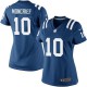 Women Nike Indianapolis Colts &10 Donte Moncrief Elite Royal Blue Team Color NFL Jersey