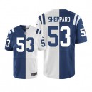 Men Nike Indianapolis Colts &53 Kelvin Sheppard Elite Team/Road Two Tone NFL Jersey